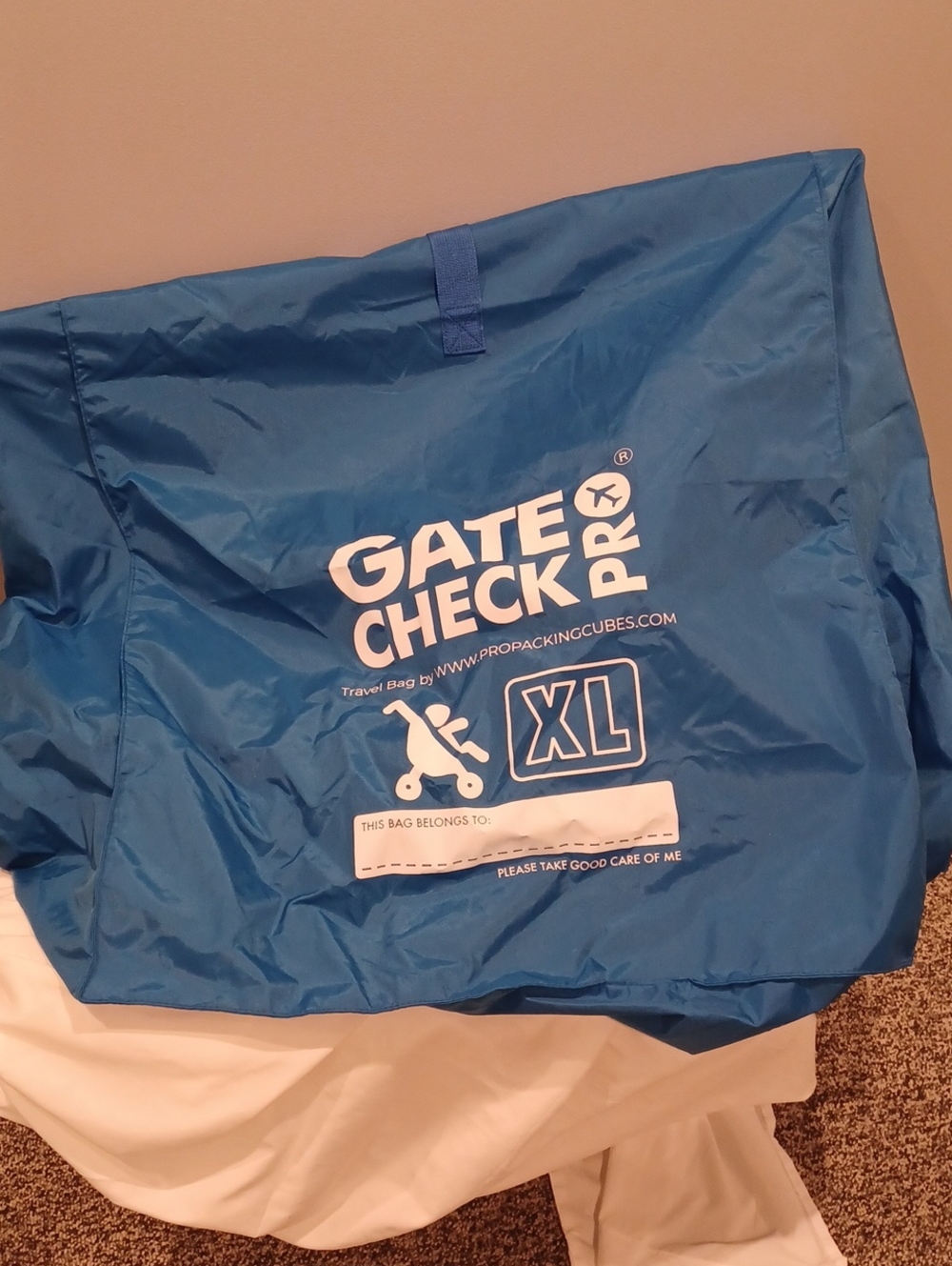 XL Kids Travel Stroller Gate Check Bag - Blue